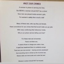 #NotOurCrimes