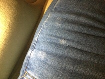 My new jeans came today and they’re all wrong. Not just distressed jeans, but M&S distressed.