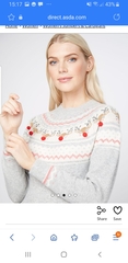 Pretty Christmas jumper/cardigan