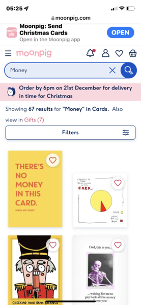 Ideas for giving money without giving cash?