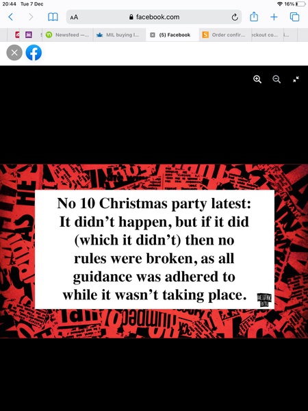 Do you believe Boris Johnson when he says there was no Christmas party?