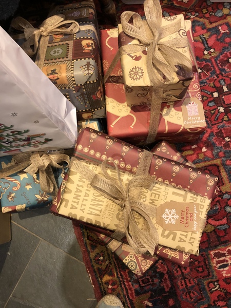 show us your wrapped presents!!