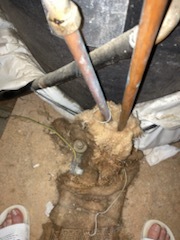 Low pressure upstairs cold