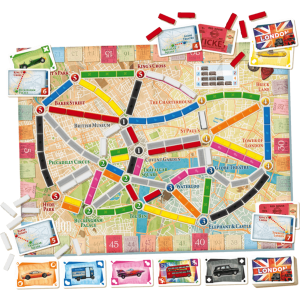 Ticket to Ride Board games - I have questions