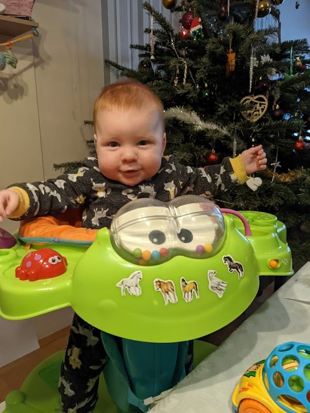 August 2021 Babies - From Santa to Solids, Hohoho!