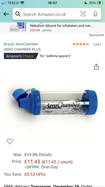 To ask about steroid inhalers?