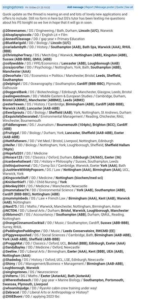 Thread 25 - Covid Cohort - Christmas Trees, No Omicron Please!