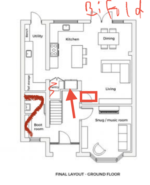 Dining or living area by the garden?