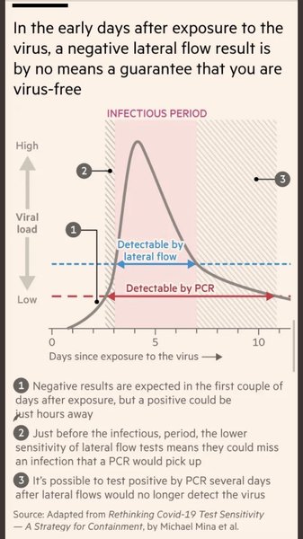 Symptoms and Lateral Flow Tests