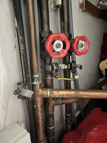 Low pressure upstairs cold