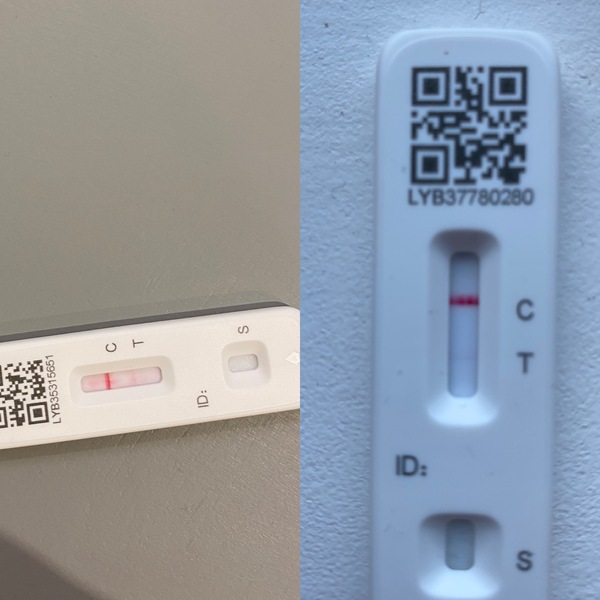 4 LFTs - 2 positive, 2 negative - chance of positive PCR?