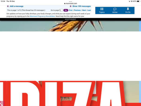 Random ads popping up and covering content
