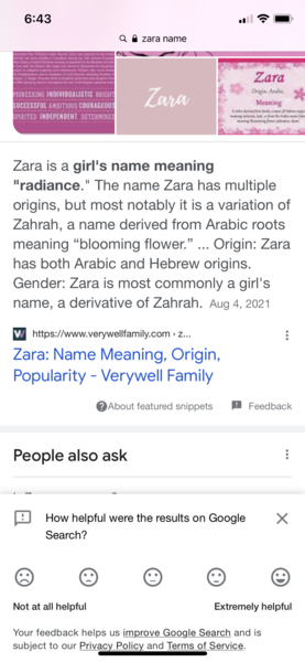 Do you prefer Zarah or Zara