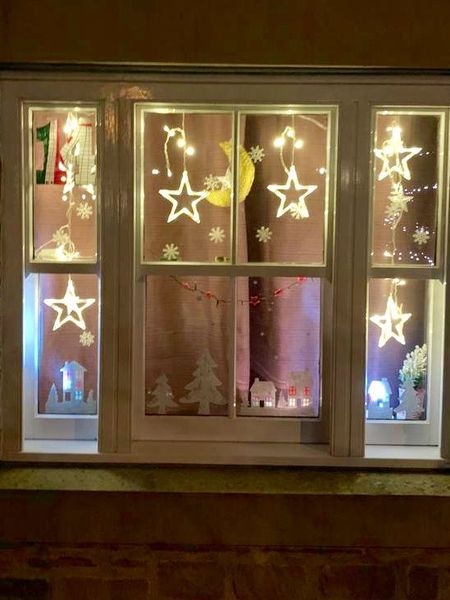 Ideas for Christmas window dressing