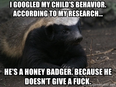 To think 2 year olds should do as they're told?