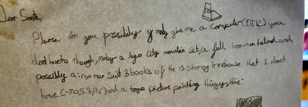 What are you getting altogether for 9/10 year old son?