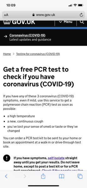 To not wait for PCR Result?
