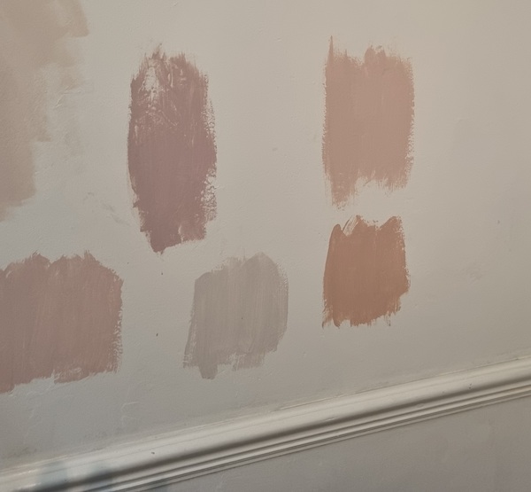 Pink paint for living room
