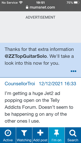 Random ads popping up and covering content