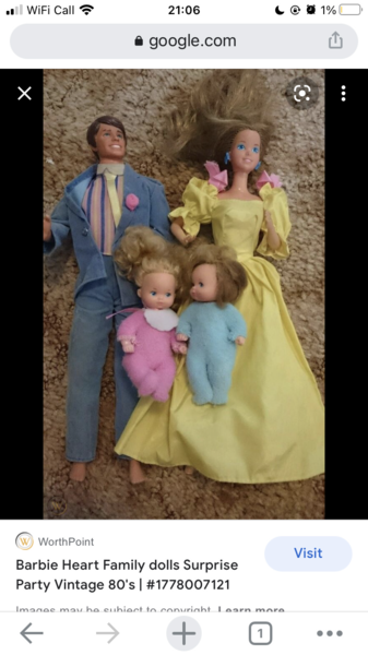 Barbie and Sindy in the 80s