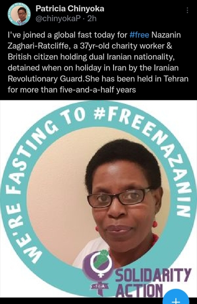 FiLiA Action to #FreeNazanin Zaghari-Ratcliffe from prison