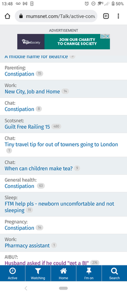 Multiple constipation threads!