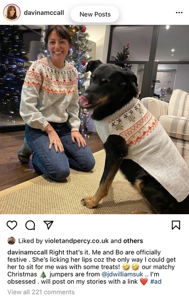 Pretty Christmas jumper/cardigan
