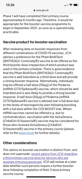 Which booster after 2 x Astra Z?