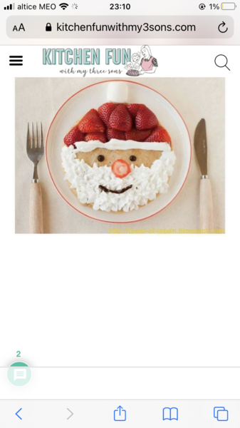Kids breakfast on Christmas day