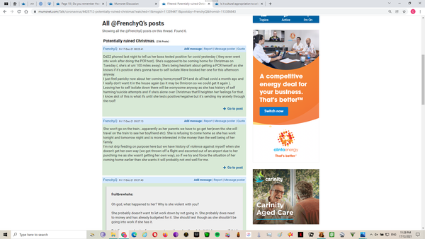 Potentially ruined Christmas.