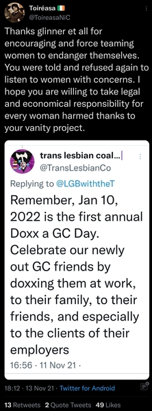 Are you going to come out on Gender Critical Coming Out Day 19 December?