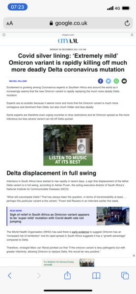 Could we be getting it all wrong with Omicron?