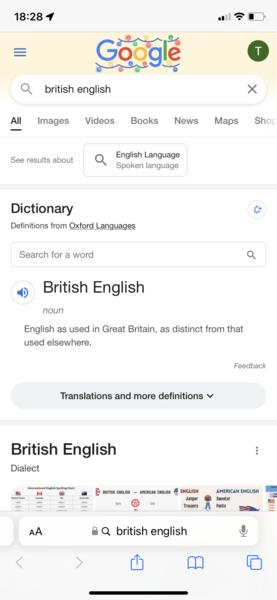 To ask if do (or will) miss British English?