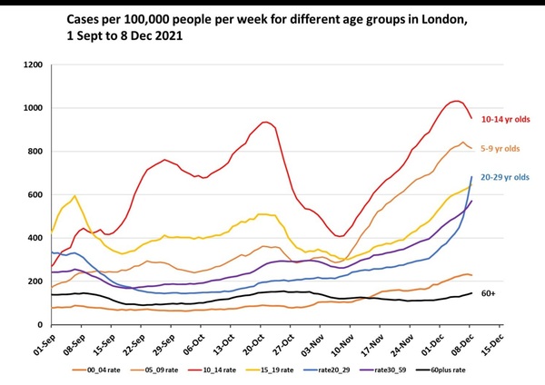 Data, Stats and Daily Numbers started 5 December 2021