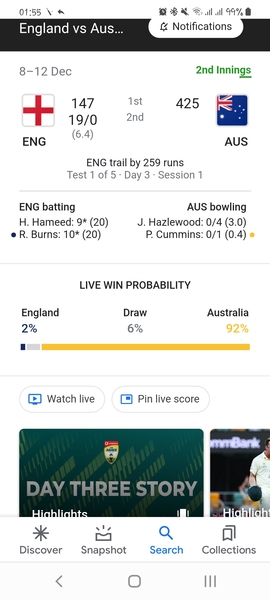 Any cricket fans out there?