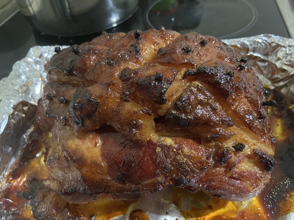 Cooking the ham in advance