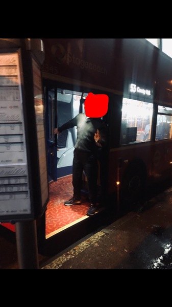 Made to get off the bus