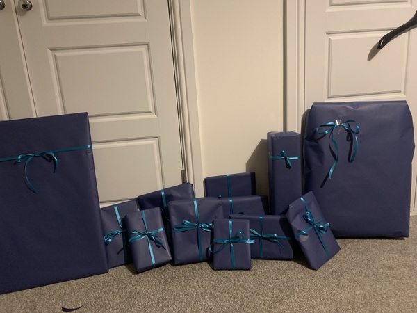 show us your wrapped presents!!
