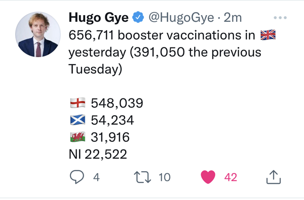 Hugo’s Daily Updates Are Back! Vaccination Positivity Thread!
