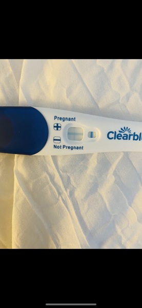 Faint positive or evap line