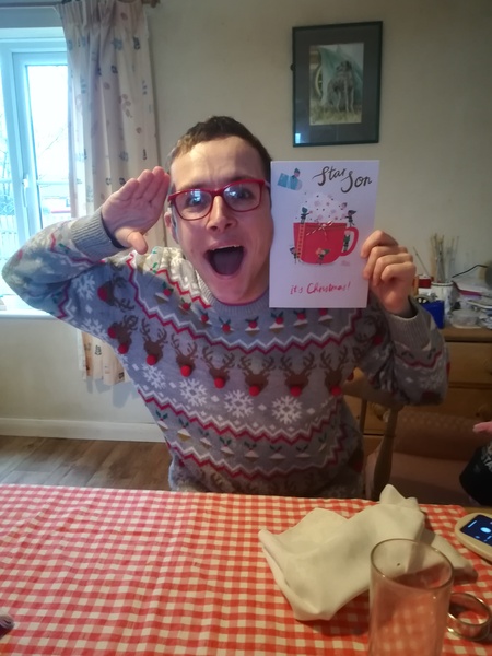 My lovely boy is on his way home for Christmas!