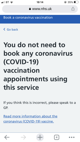 AIBU ... to ask you to cancel your vax appointment if you don't need it