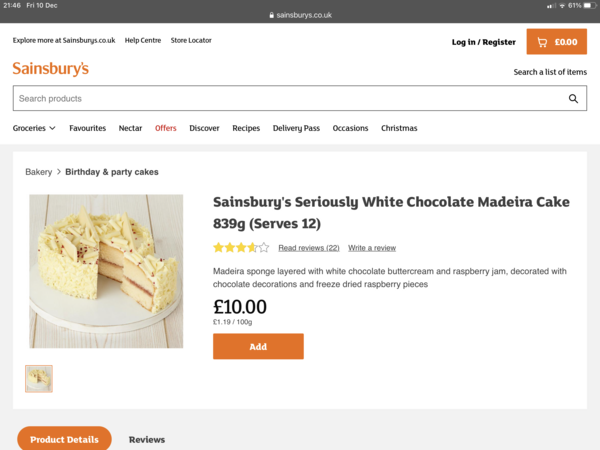 What's the best shop bought birthday cake?