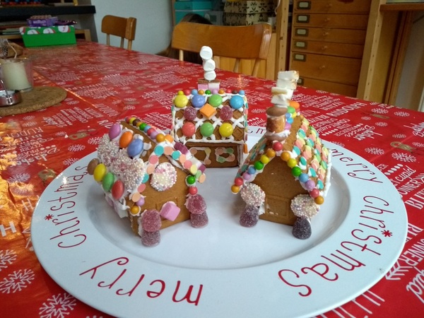 Making a gingerbread house is not wholesome family fun...