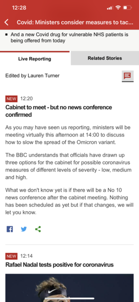 Three options on the table - a guessing game