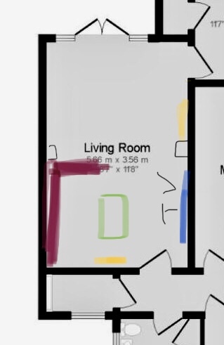 Please help me with my living room layout