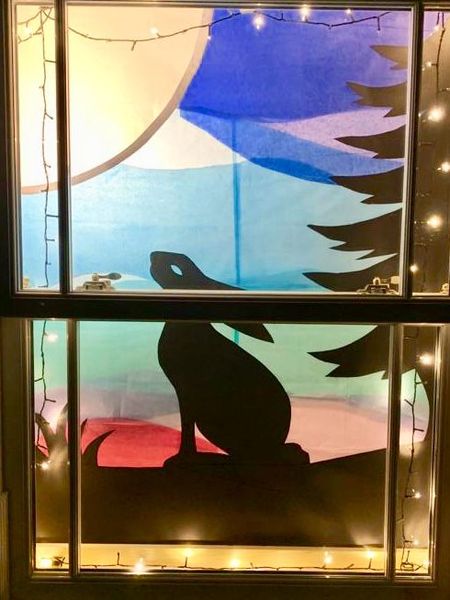 Ideas for Christmas window dressing