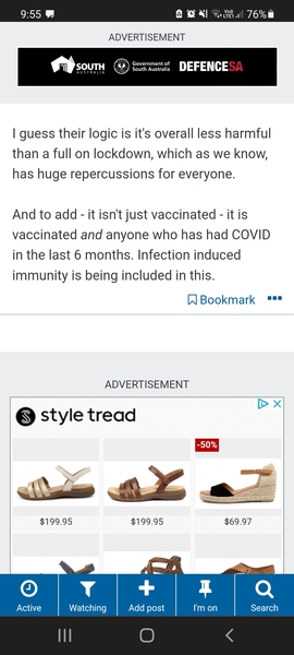 Screen freezing whenever scrolling reaches an advert.