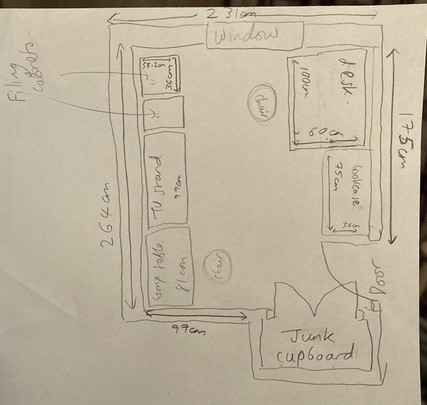 Please help arrange my son's bedroom