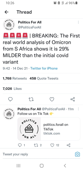 Data, Stats and Daily Numbers started 5 December 2021